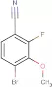 4-Bromo-2-fluoro-3-methoxybenzonitrile