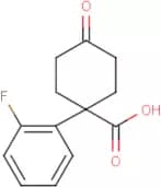1-(2-Fluorophenyl)-4-oxocyclohexanecarboxylic acid