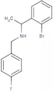 1-(2-Bromophenyl)-N-[(4-fluorophenyl)methyl]ethanamine hydrochloride