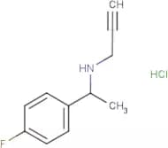 N-[1-(4-Fluorophenyl)ethyl]prop-2-yn-1-amine hydrochloride