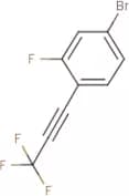 4-Bromo-2-fluoro-1-(3,3,3-trifluoroprop-1-ynyl)benzene