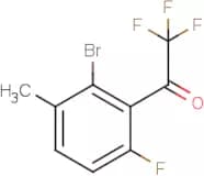 1-(2-Bromo-6-fluoro-3-(trifluoromethyl)phenyl)-2,2,2-trifluoroethan-1-one