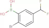 2-Bromo-5-(difluoromethyl)benzeneboronic acid