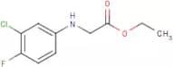 Ethyl [(3-chloro-4-fluorophenyl)amino]acetate