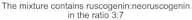 Ruscogenin/neoruscogenin mixture