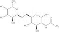2-Acetamido-2-deoxy-6-O-(a-L-fucopyranosyl)-D-glucopyranose