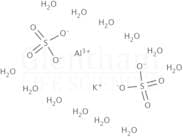 Aluminium potassium sulfate dodecahydrate