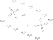 Aluminium potassium sulfate dodecahydrate