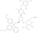 2''-Deoxy-5''-O-DMT-5-fluoro-O4-(2,4,6-trimethylphenyl)uridine 3''-CE phosphoramidite