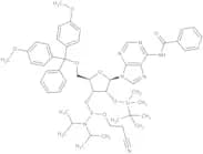 N6-Benzoyl-2''-O-tert-butyldimethylsilyl-5''-O-DMT-adenosine 3''-CE phosphoramidite