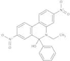 5-Ethyl-5,6-dihydro-3,8-dinitro-6-phenyl-6-phenanthridinol