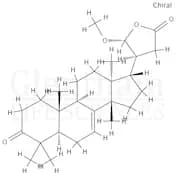 3-Oxo-21α-methoxy-24,25,26,27-tetranortirucall-7-ene-23(21)-lactone