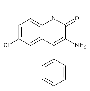 3-Amino-6-chloro-1-methyl-4-phenylquinolin-2(1H)-one