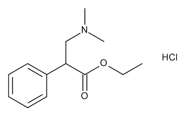 Ethyl (2RS)-3-Dimethylamino-2-phenylpropanoate Hydrochloride