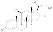 9-Fluoro-11β,21-dihydroxy-16α-methylpregna-1,4-diene-3,20-dione