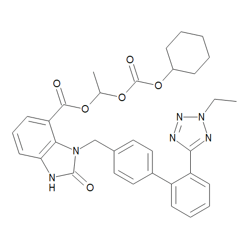 (1RS)-1-[[(Cyclohexyloxy)carbonyl]-oxy]ethyl 3-[[2'-(2-Ethyl-2H-tetrazol-5-yl)biphenyl-4-yl]methyl…