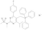 ((4-(4-Fluorophenyl)-6-isopropyl-2-(N-methylmethylsulfonamido)pyrimidin-5-yl)methyl)triphenylphosp…