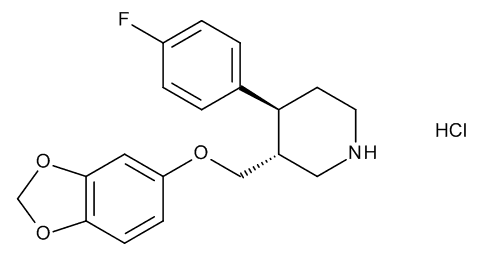 (3R,4S)-3-[(1,3-Benzodioxol-5-yloxy)methyl]-4-(4-fluorophenyl)piperidine Hydrochloride ((+)-trans-…