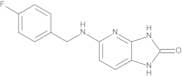 5-[(4-Fluorobenzyl)amino]-1H-imidazo[4,5-b]pyridin-2(3H)-one