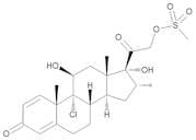 9-Chloro-11β,17-dihydroxy-16α-methyl-3,20-dioxopregna-1,4-dien-21-yl Methanesulfonate (Icometasone…