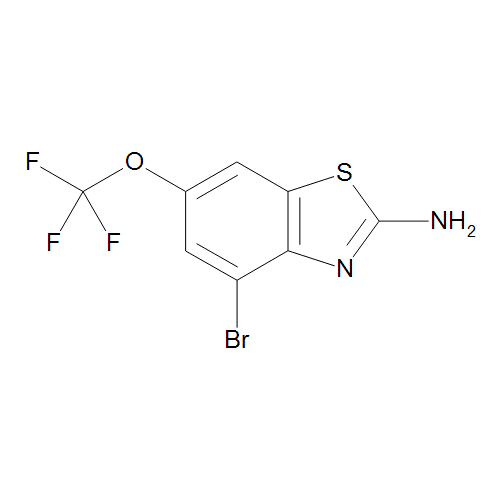 4-Bromo-6-(trifluoromethoxy)-2-benzothiazolamine (4-Bromoriluzole)