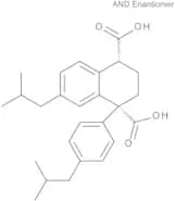 (1RS,4RS)-7-(2-Methylpropyl)-1-[4-(2-methylpropyl)phenyl]-1,2,3,4-tetrahydronaphthalene-1,4-dicarb…