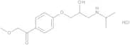 1-[4-[2-Hydroxy-3-[(1-methylethyl)amino]propoxy]phenyl]-2-methoxyethanone Hydrochloride