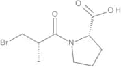 (2S)-1-[(2S)-3-Bromo-2-methylpropanoyl]pyrrolidine-2-carboxylic Acid