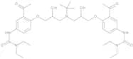 1,1'-[[(1,1-Dimethyl-ethyl)imino]bis[(2-hydroxypropane-1,3-diyl)oxy(3-acetyl-1,4-phenylene)]]-bis(…