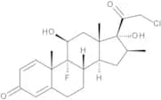 21-Chloro-9-fluoro-11β,17-dihydroxy-16β-methylpregna-1,4-diene-3,20-dione (Clobetasol)