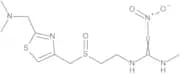 (EZ)-N-[2-[[[2-[(Dimethylamino)methyl]thiazol-4-yl]methyl]sulphinyl]ethyl]-N'-methyl-2-nitroethene…