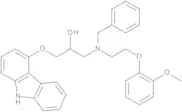 (2RS)-1-[Benzyl[2-(2-methoxyphenoxy)ethyl]amino]-3-(9H-carbazol-4-yloxy)propan-2-ol