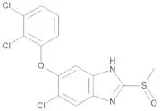 5-Chloro-6-(2,3-dichlorophenoxy)-2-(methylsulfinyl)-1H-benzimidazole (Triclabendazole Sulfoxide)