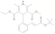 Ethyl Methyl (E)-4-{2-[2-(tert-Butoxycarbonyl)vinyl]phenyl}-1,4-dihydro-2,6-dimethylpyridine-3,5-d…