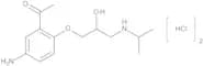 1-[5-Amino-2-[(2RS)-2-hydroxy-3-[(1-methylethyl)amino]propoxy]phenyl]ethanone Dihydrochloride