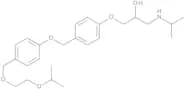 (2RS)-1-[4-((4-((2-Isopropoxyethoxy)methyl)phenoxy)methyl)-phenoxy]-3-(isopropylamino)-2-propanol