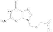 2-Amino-9-[[(2-chloroprop-2-en-1-yl)oxy]methyl]-1,9-dihydro-6H-purin-6-one (Vinylchloroganciclovir)