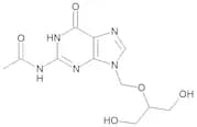 N-[9-[[2-Hydroxy-1-(hydroxymethyl)ethoxy]methyl]-6-oxo-1H-purin-2-yl]acetamide (Ganciclovir N-Acet…