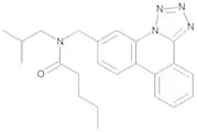 N-(Tetrazolo[1,5-f]phenanthridin-6-ylmethyl) N-(2-methylpropyl)pentanamide