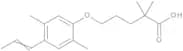 5-[2,5-Dimethyl-4-(prop-1-enyl)phenoxy]-2,2-dimethylpentanoic Acid