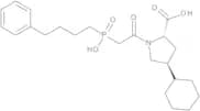 (4S)-4-Cyclohexyl-[(4-phenylbutyl)phosphinyl]acetyl-L-proline