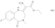 2-(7-Fluoro-4-methyl-5-oxo-2,3,4,5,-tetrahydro-1H-1,4-benzodiazepine-2-ylidene )glycine Ethyl Este…