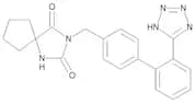 3-[[2'-(1H-Tetrazol-5-yl)biphenyl-4-yl]methyl]-1,3-diazaspiro[4.4]nonane-2,4-dione