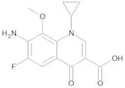 7-Amino-1-cyclopropyl-6-fluoro-1,4-dihydro-8-methoxy-4-oxo-3-quinolinecarboxylic Acid