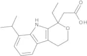 2-[(1RS)-1-Ethyl-8-(1-methylethyl)-1,3,4,9-tetrahydropyrano[3,4-b]indol-1-yl]acetic Acid (8-Isopro…