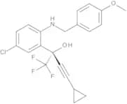 (S)-5-Chloro-α-(2-cyclopropylethynyl)-2-[[(4-methoxyphenyl)methyl]amino]-α-(trifluoro-methyl)benze…