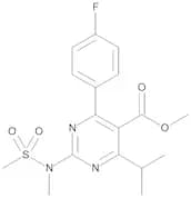 Methyl 4-(4-Fluorophenyl)-6-(1-methylethyl)-2-(methanesulfonamido)pyrimidine-5-carboxylate