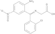 2-[[(2-Amino-5-nitrophenyl)(2-chlorophenyl)methylene]amino]acetic Acid