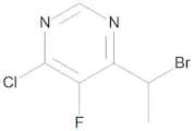 4-(1-Bromoethyl)-6-chloro-5-fluoropyrimidine