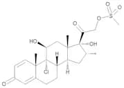 9-Chloro-11β,17-dihydroxy-16α-methyl-3,20-dioxopregna-1,4-dien-21-yl Methanesulfonate (Icometasone…